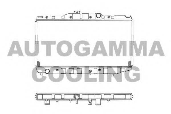 AUTOGAMMA 101008 Радіатор, охолодження двигуна