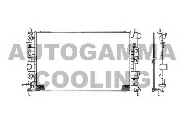 AUTOGAMMA 101325 Радіатор, охолодження двигуна
