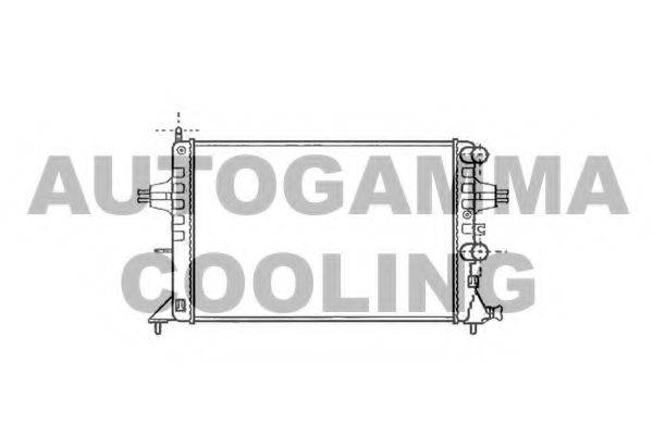 AUTOGAMMA 101338 Радіатор, охолодження двигуна