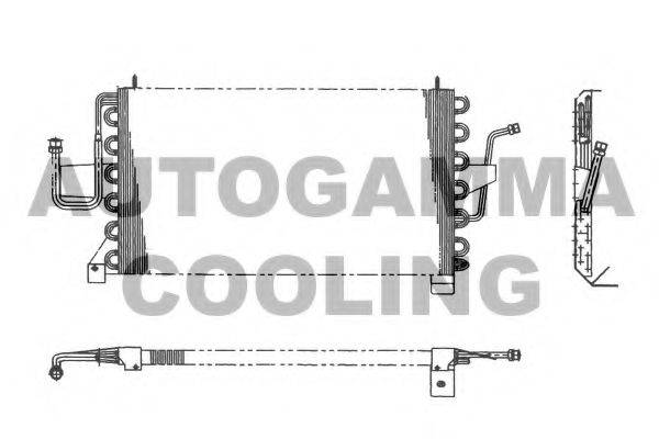 AUTOGAMMA 101600 Конденсатор, кондиціонер