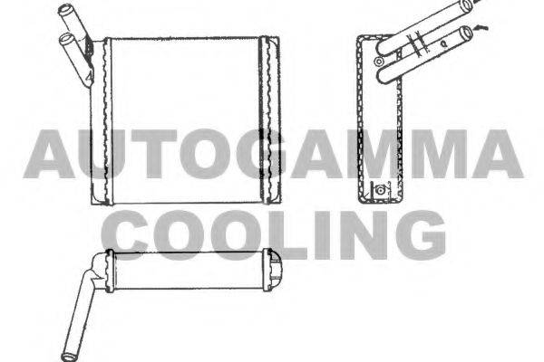 AUTOGAMMA 101647 Теплообмінник, опалення салону