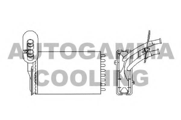 AUTOGAMMA 101776 Теплообмінник, опалення салону