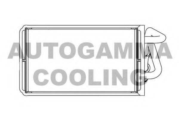 AUTOGAMMA 102443 Теплообмінник, опалення салону