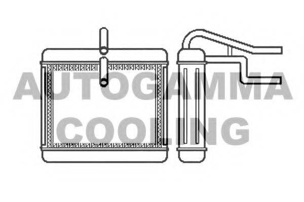 AUTOGAMMA 102467 Теплообмінник, опалення салону