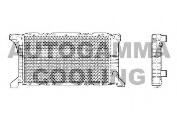 AUTOGAMMA 102531 Радіатор, охолодження двигуна