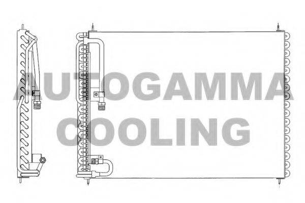 AUTOGAMMA 102828 Конденсатор, кондиціонер