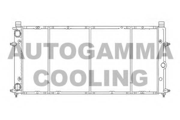 AUTOGAMMA 103068 Радіатор, охолодження двигуна