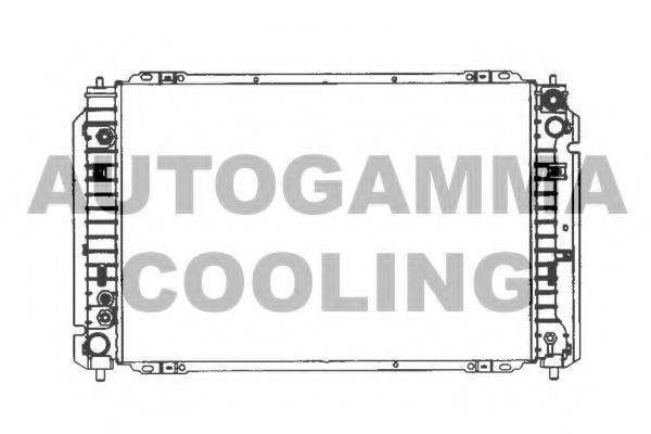 AUTOGAMMA 103076 Радіатор, охолодження двигуна