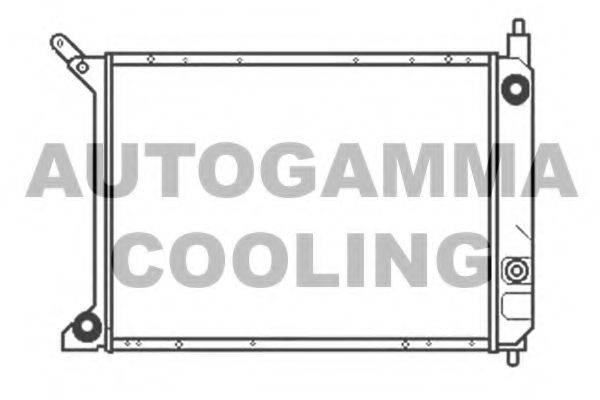 AUTOGAMMA 103181 Радіатор, охолодження двигуна