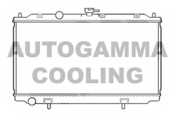 AUTOGAMMA 103497 Радіатор, охолодження двигуна