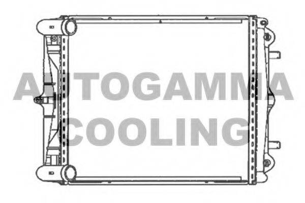 AUTOGAMMA 104114 Радіатор, охолодження двигуна