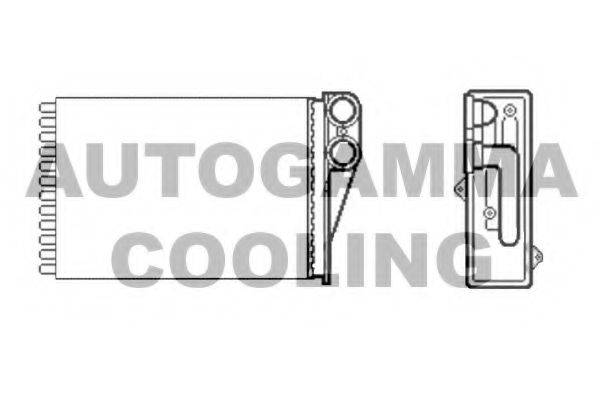 AUTOGAMMA 104467 Теплообмінник, опалення салону