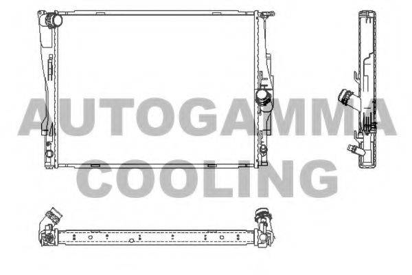 AUTOGAMMA 104627 Радіатор, охолодження двигуна