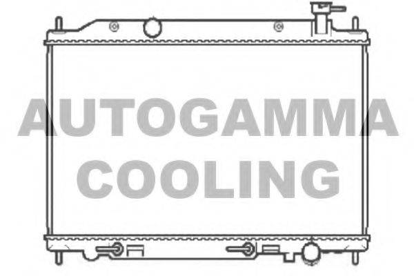 AUTOGAMMA 104860 Радіатор, охолодження двигуна