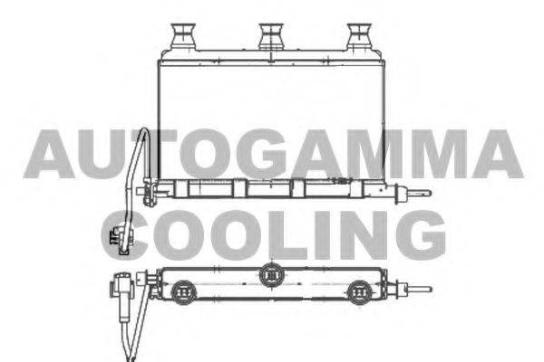 AUTOGAMMA 105230 Теплообмінник, опалення салону