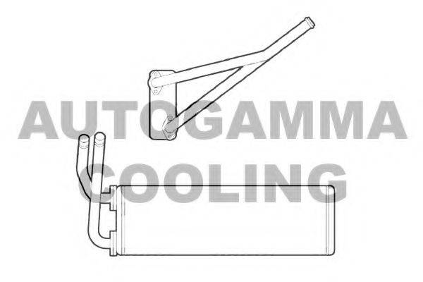 AUTOGAMMA 105893 Теплообмінник, опалення салону