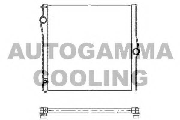 AUTOGAMMA 107134 Радіатор, охолодження двигуна