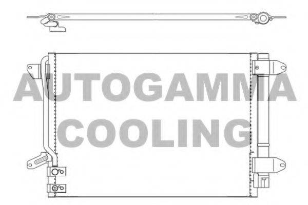 AUTOGAMMA 107168 Конденсатор, кондиціонер