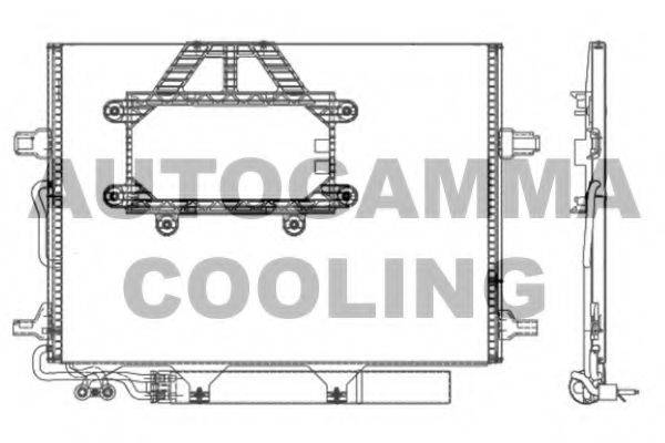 AUTOGAMMA 107356 Конденсатор, кондиціонер
