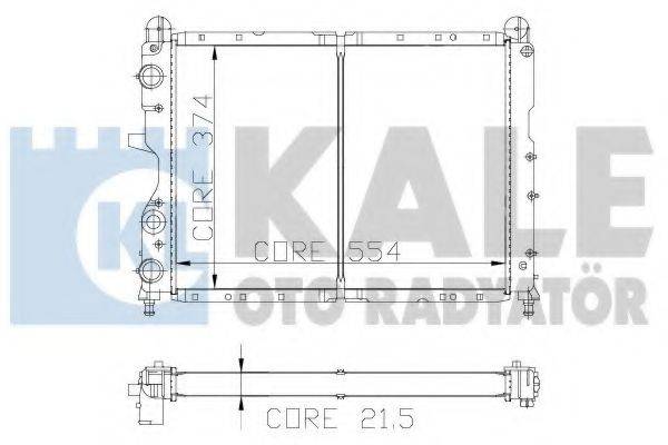 KALE OTO RADYATOR 101900 Радіатор, охолодження двигуна