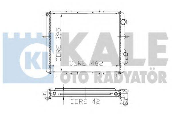 KALE OTO RADYATOR 207900 Радіатор, охолодження двигуна