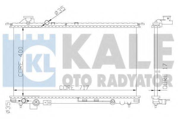 KALE OTO RADYATOR 369300 Радіатор, охолодження двигуна