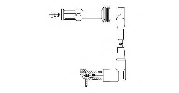 BREMI 1A0650 Провід запалювання