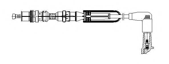 BREMI 1A1458 Провід запалювання