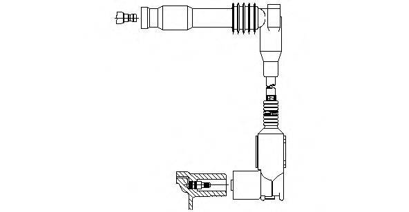 BREMI 3A49E31 Провід запалювання