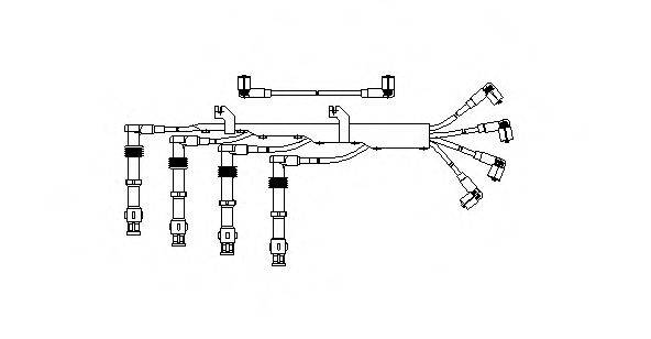 BREMI 473100 Комплект дротів запалювання
