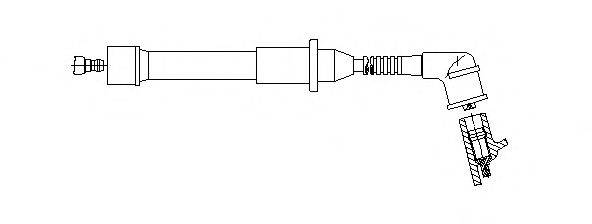 BREMI 6A55E43 Провід запалювання