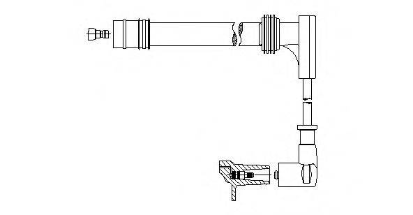BREMI 72625 Провід запалювання