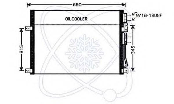 ELECTRO AUTO 30D0041 Конденсатор, кондиціонер