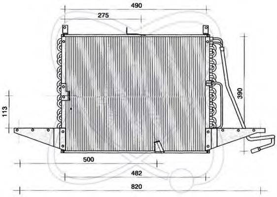 ELECTRO AUTO 30G0012 Конденсатор, кондиціонер