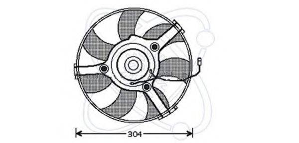 ELECTRO AUTO 32VB004 Вентилятор, охолодження двигуна