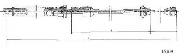CABOR 10015 Тросик газу