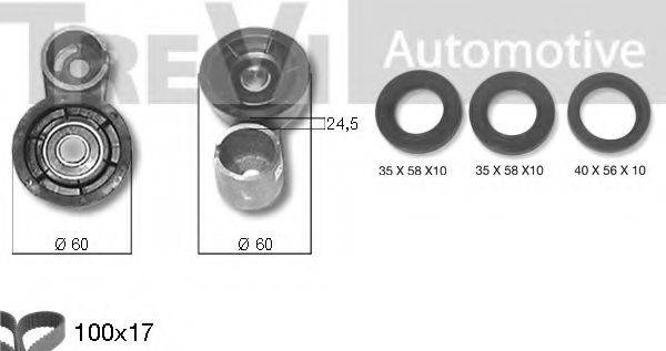 TREVI AUTOMOTIVE KD1188S Комплект ременя ГРМ