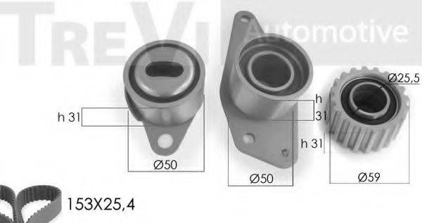 TREVI AUTOMOTIVE KD1199 Комплект ременя ГРМ