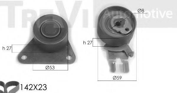 TREVI AUTOMOTIVE KD1237 Комплект ременя ГРМ