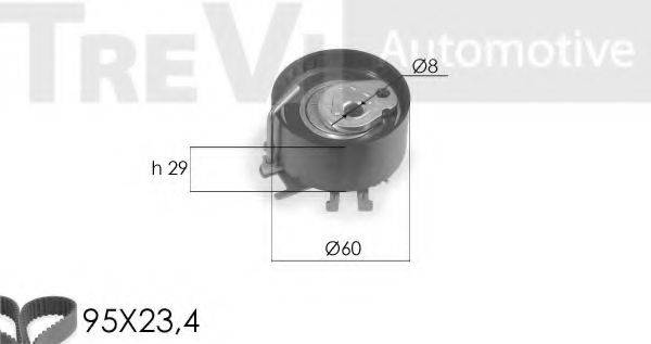 TREVI AUTOMOTIVE KD1240 Комплект ременя ГРМ