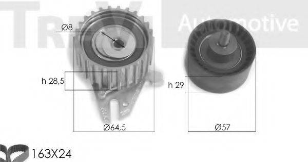 TREVI AUTOMOTIVE KD1254 Комплект ременя ГРМ