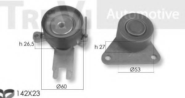 TREVI AUTOMOTIVE KD1429 Комплект ременя ГРМ