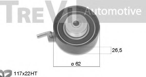 TREVI AUTOMOTIVE KD1476 Комплект ременя ГРМ