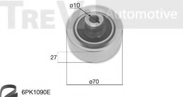 TREVI AUTOMOTIVE KA1245 Полікліновий ремінний комплект