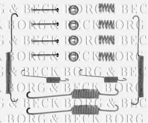 BORG & BECK BBK6034 Комплектуючі, колодки дискового гальма