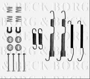 BORG & BECK BBK6246 Комплектуючі, колодки дискового гальма