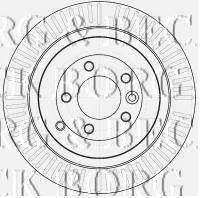 BORG & BECK BBD4533 гальмівний диск