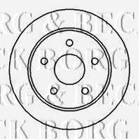 BORG & BECK BBD4655 гальмівний диск