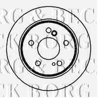 BORG & BECK BBD4872 гальмівний диск