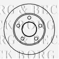 BORG & BECK BBD4949 гальмівний диск